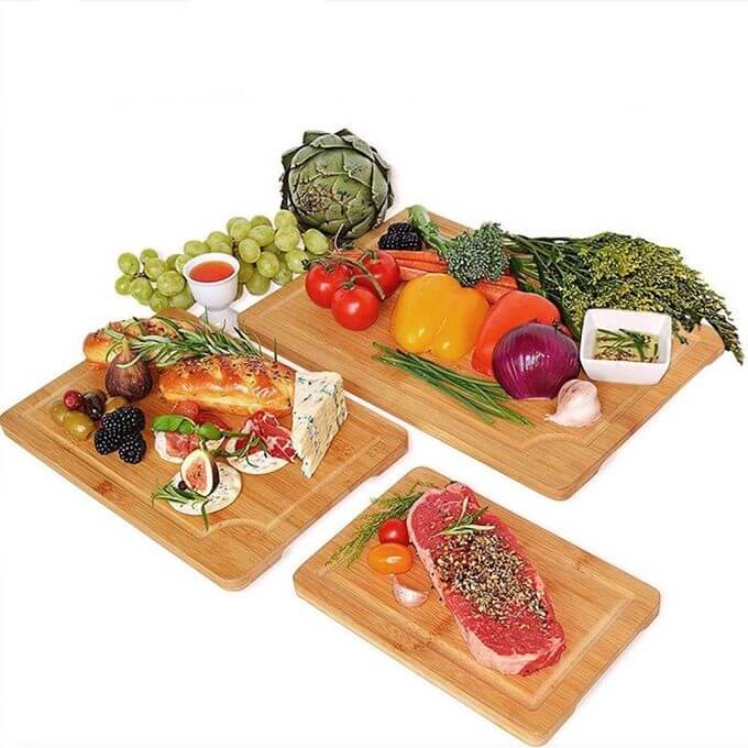 3 Piece Wood Cutting Boards