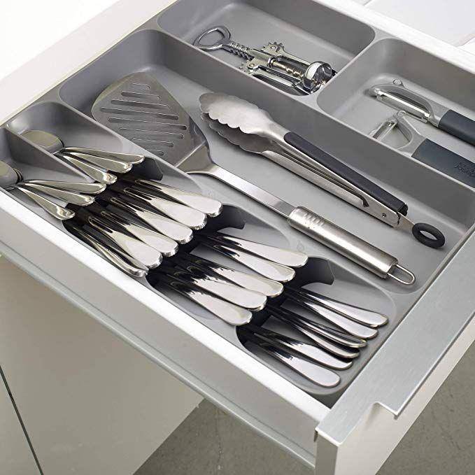 DrawStore Cutlery Organiser Grey