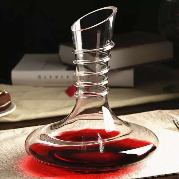 Wine Decanter Carafe Oblique Opening Design Wine Decanter Carafe