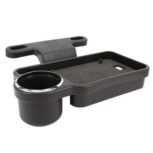 Automotive Water Cup Holder Drink Holder Car Rear Chair Seat Holder Tray Black